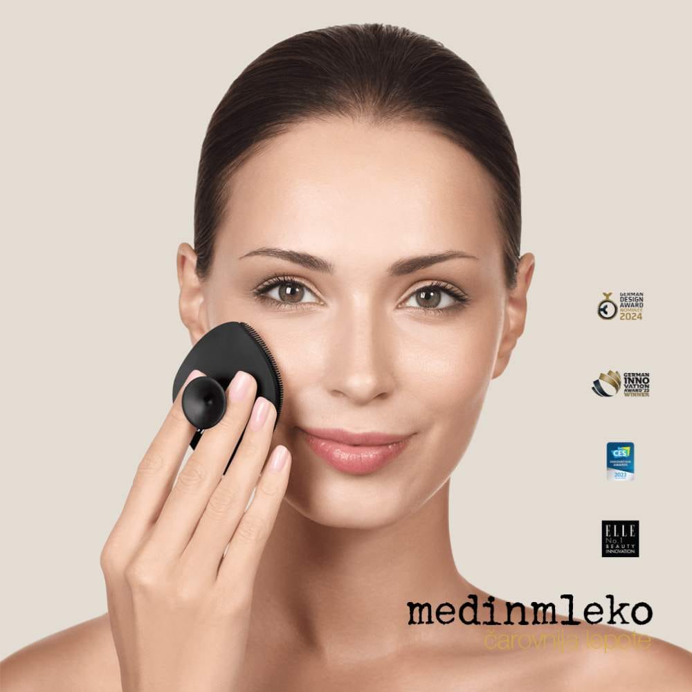 Facial Brush 4 in 1 - Grey-Ščetka za obraz
