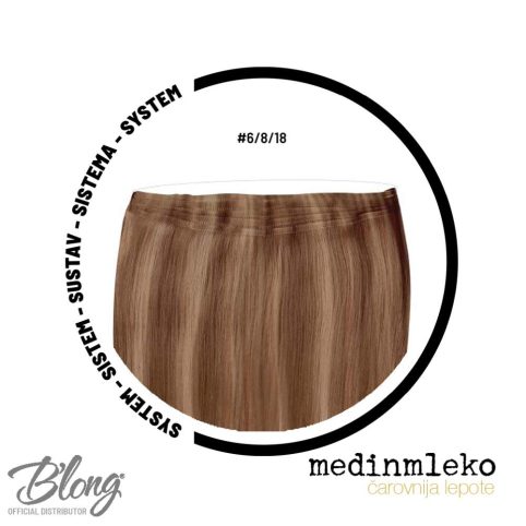 Swift Hair - 45 #6/8/18-Lasni vložek iz 100% naravnih las - 45cm #6/8/18